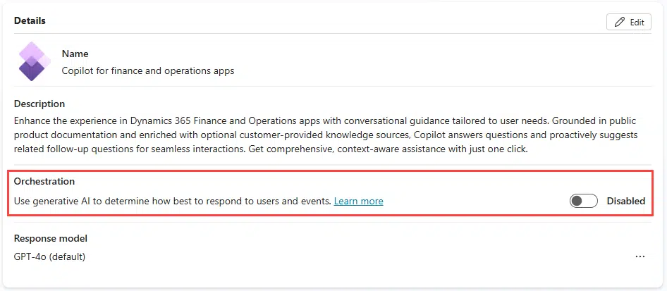 Gen AI orchestration in Copilot Studio