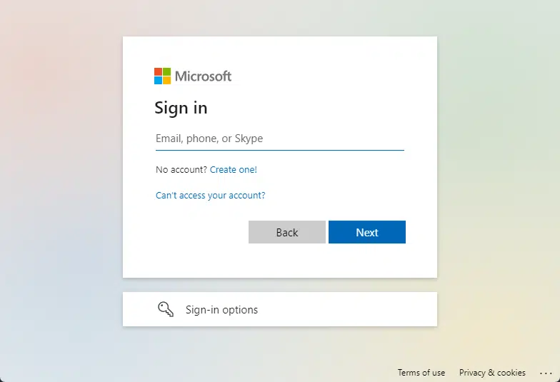 Log in to get new token