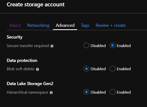 Setup Entity Store's export to Azure Data Lake storage 5