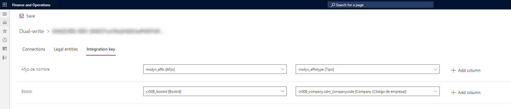 Develop custom Data Entities for Dual-write 8 Dual/write integration key