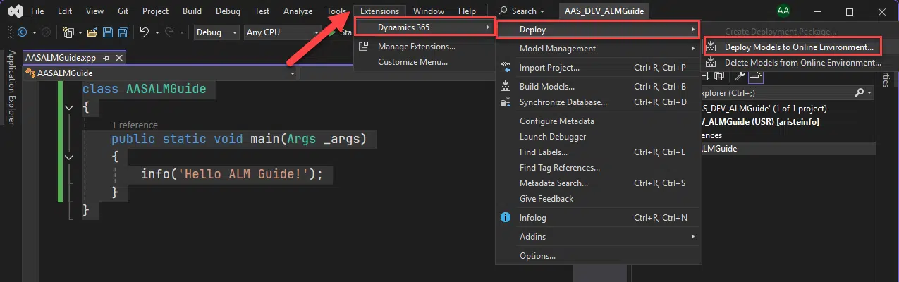 Deploy models to Dataverse in Visual Studio 2022